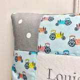 Tractor name cushion