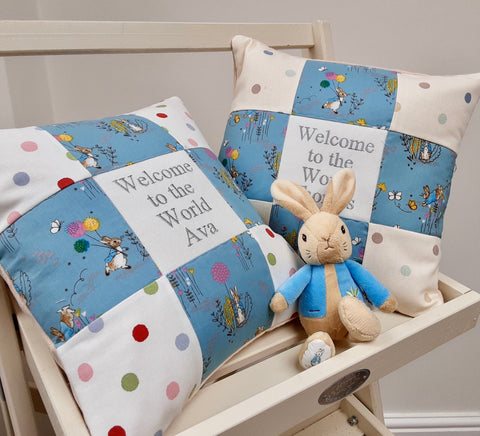 Peter Rabbit© Welcome To The World Cushion