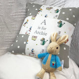 Peter Rabbit© Alphabet Cushion