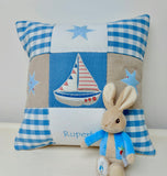 Boats and Stars Cushion