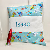 Outer space name cushion