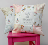 Peter Rabbit© Birthday Cushion Pink