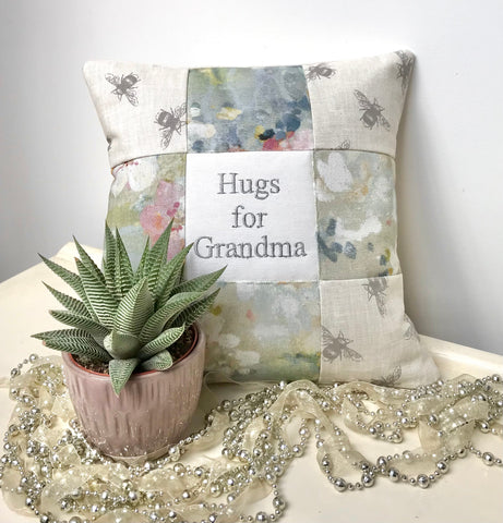Hugs for Grandma cushion