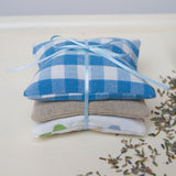 Gingham Lavender Bundle Blue