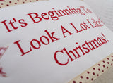 Christmas Carol Cushion