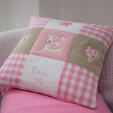 Alphabet Cushion Pink