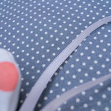 Polka Dot Name Heart Pink