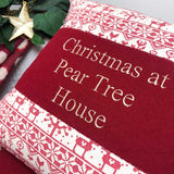 'Christmas At Our House' Cushion