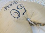 Silk Anniversary Heart Gold