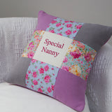 Special Nanny Cushion Rose & Grey