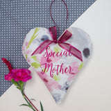 Floral Mother Heart Light Pink