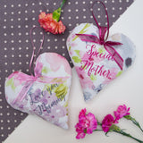 Floral Mother Heart Light Pink