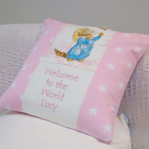 Beatrix Potter© Welcome To The World Cushion
