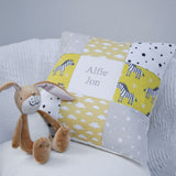 Zebra Name Cushion